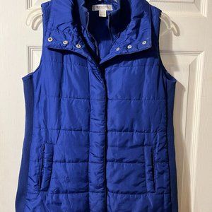Motherhood Maternity Blue Vest Sz Small